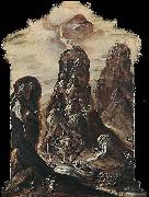 GRECO, El Mount Sinai oil painting